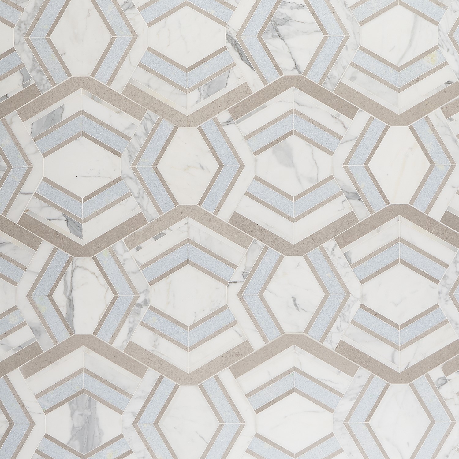 Mezzo Dolce Polished Marble Mosaic
