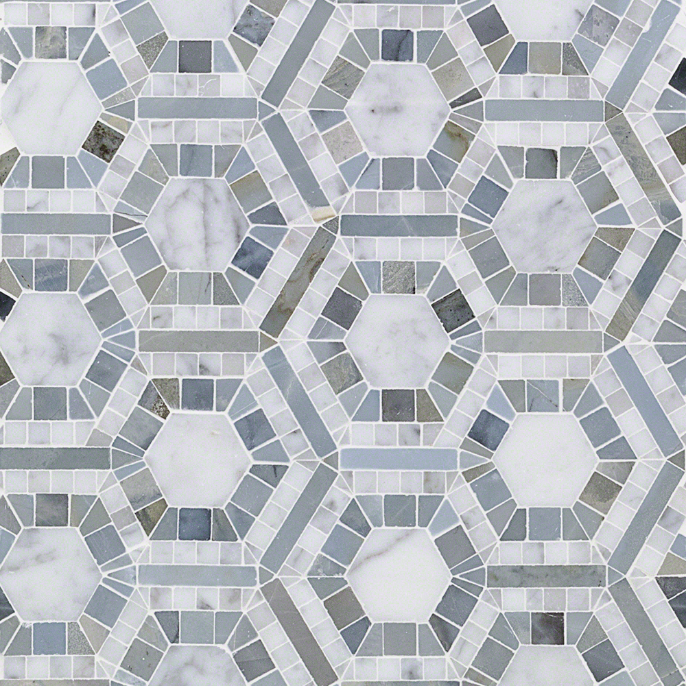 Evo Hex Carrara & Moonstone 