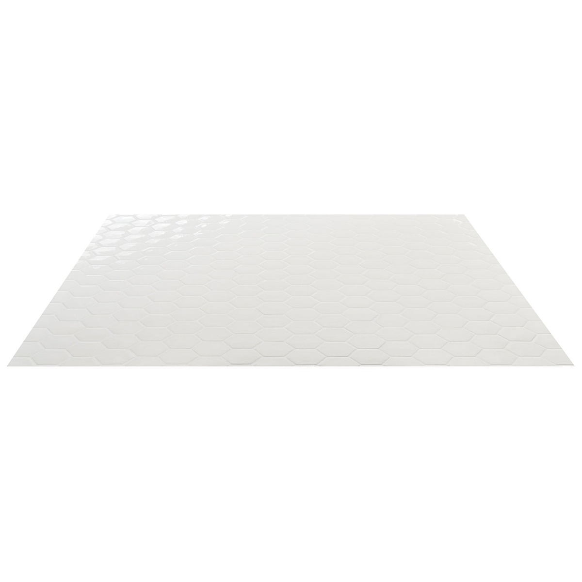 Baroque Glass Blanco White 3" Burst Polished Glass