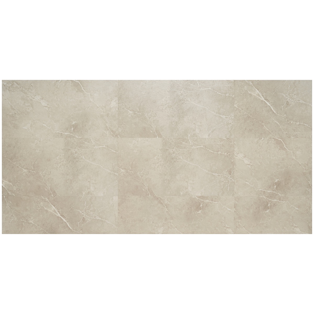 Minetta Chauny Marble Medium Beige 18x36 - 2.5mm/28mil Wear Layer - Glue Down Matte Luxury Vinyl