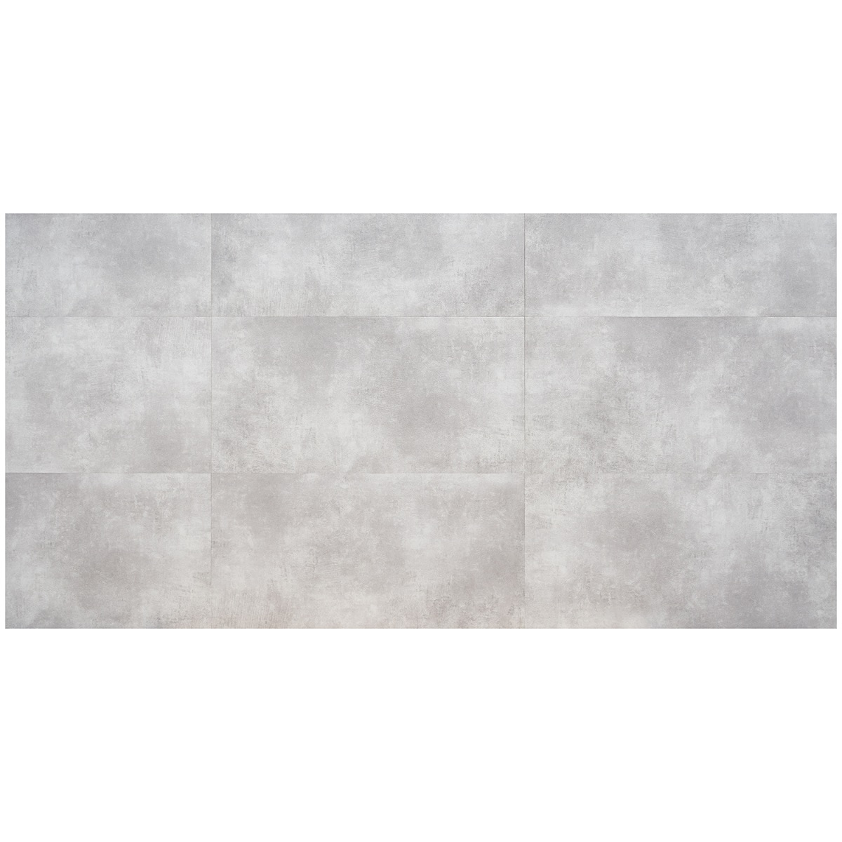 Minetta Concreto Silver 18x36 - 2.5mm/28mil Wear Layer - Glue Down Matte Luxury Vinyl