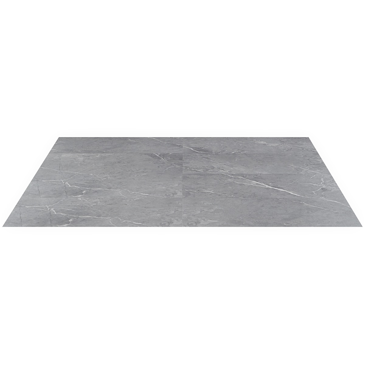 Crosby Chauny Marble Medium Gray 12x24 - 5.0mm/28mil Wear Layer -  Rigid Click Matte Luxury Vinyl