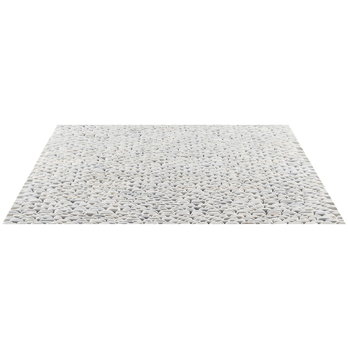 Pebblestone Carrara Stacked Sliced Natural Stone Honed Marble