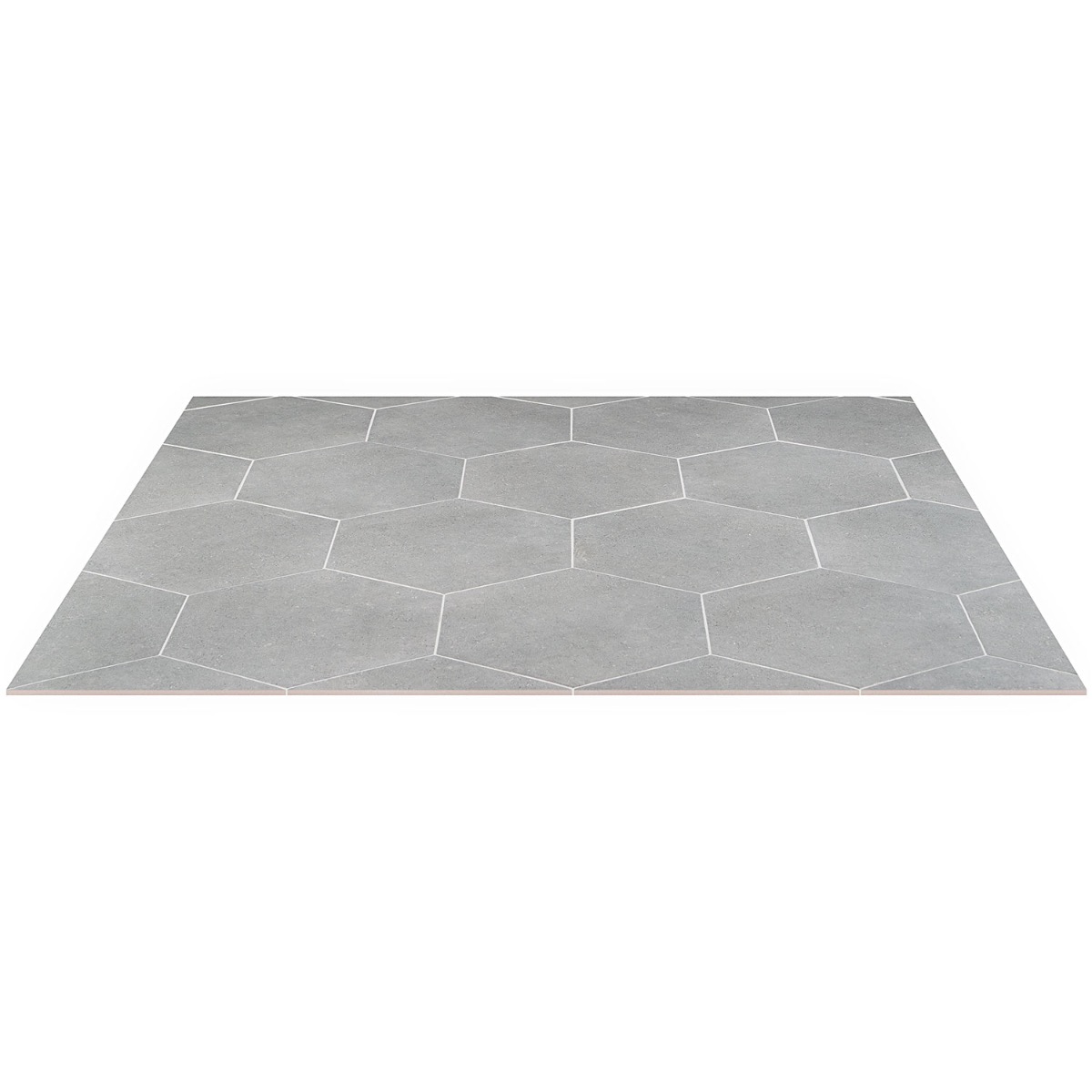 Piaka Cement Gray 12.5" Hex Matte Porcelain