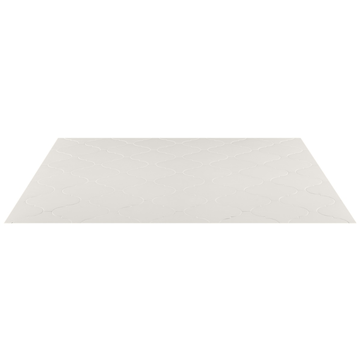 Define Arabesque White 8x8 Matte  Porcelain