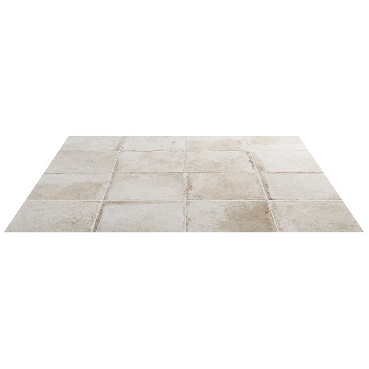 Caruso Olimpia White 12x12 Travertine Look Matte Porcelain Tile