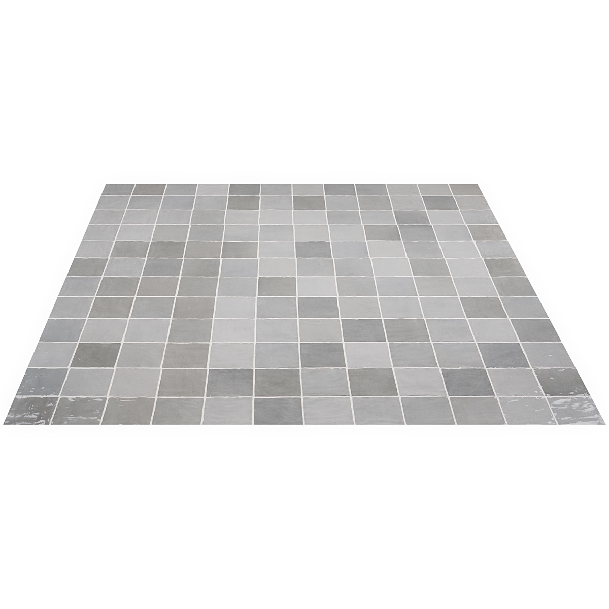 Serena Gray 4x4 Glossy Ceramic Tile