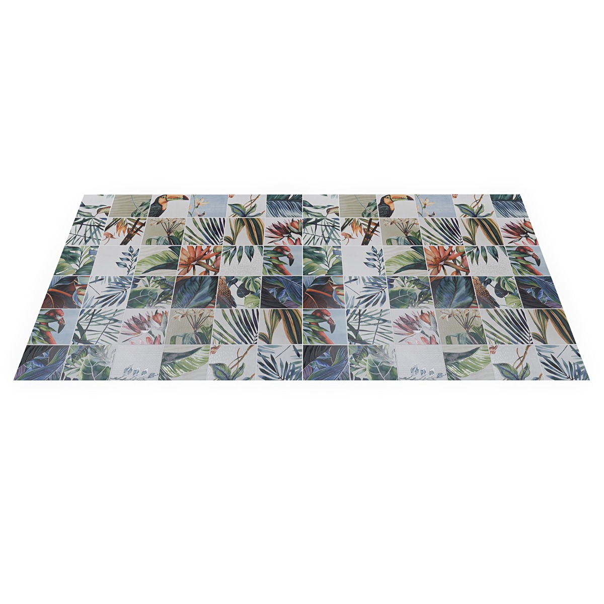 Angela Harris Florista Tikida Decor Mural 8x8 Matte Ceramic