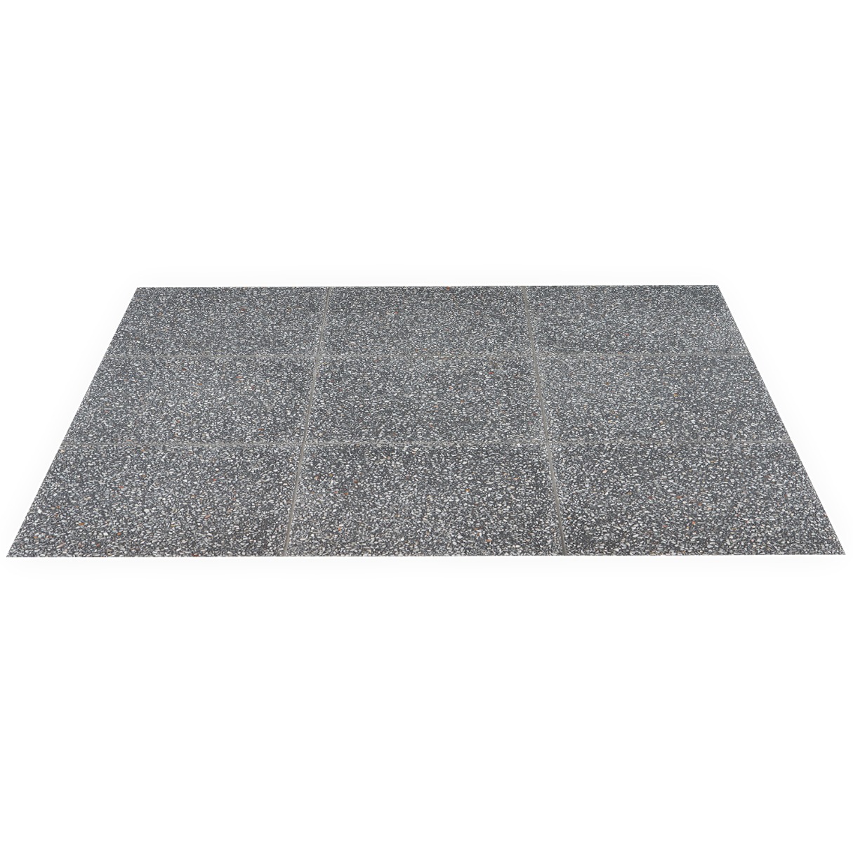 Marmi Terrazzo Purbeck Gray 16x16 Polished Terrazzo Tile