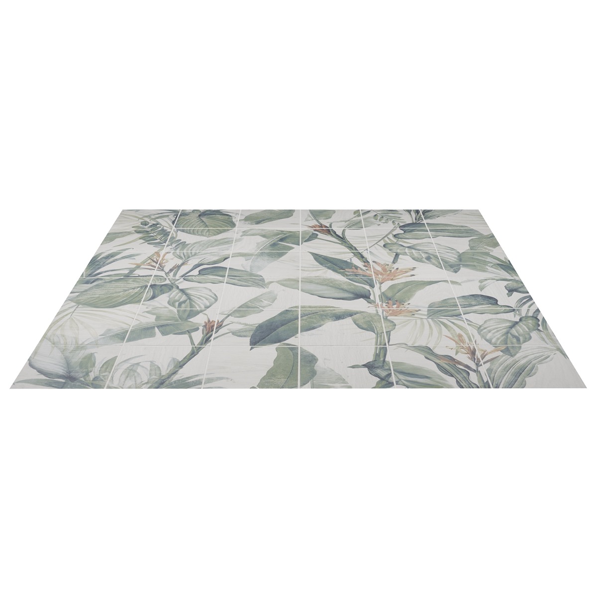 Angela Harris Florista Spring Leaves Mural 8x8 Matte Porcelain