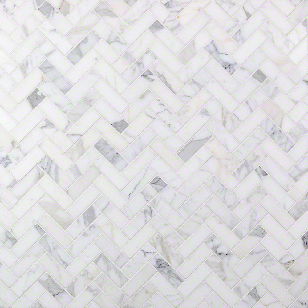 Calacatta 1x3 Herringbone 