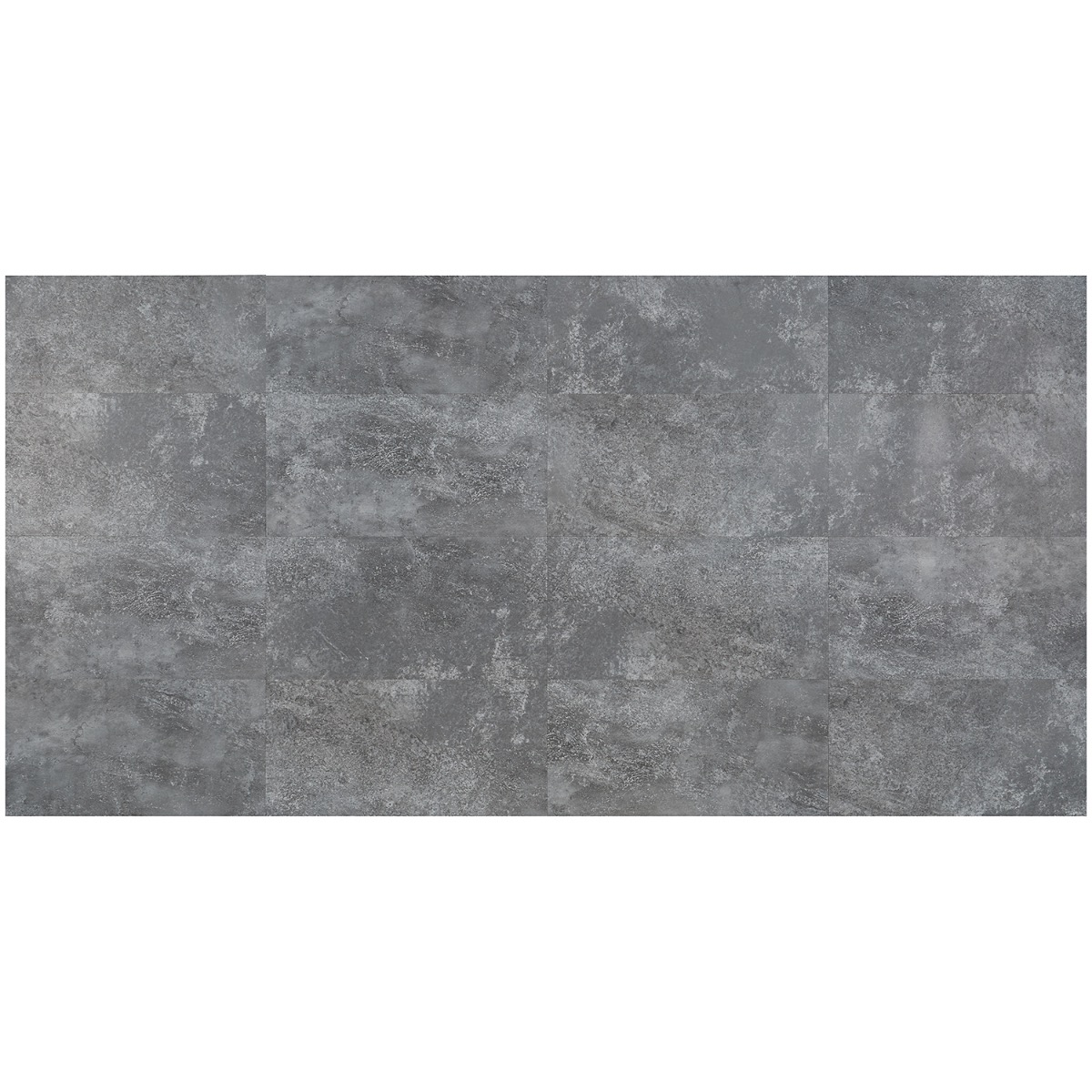 Mercer Metalcrete Pewter 12x4 - 2.0mm/12mil Wear Layer - Glue Down Matte Luxury Vinyl