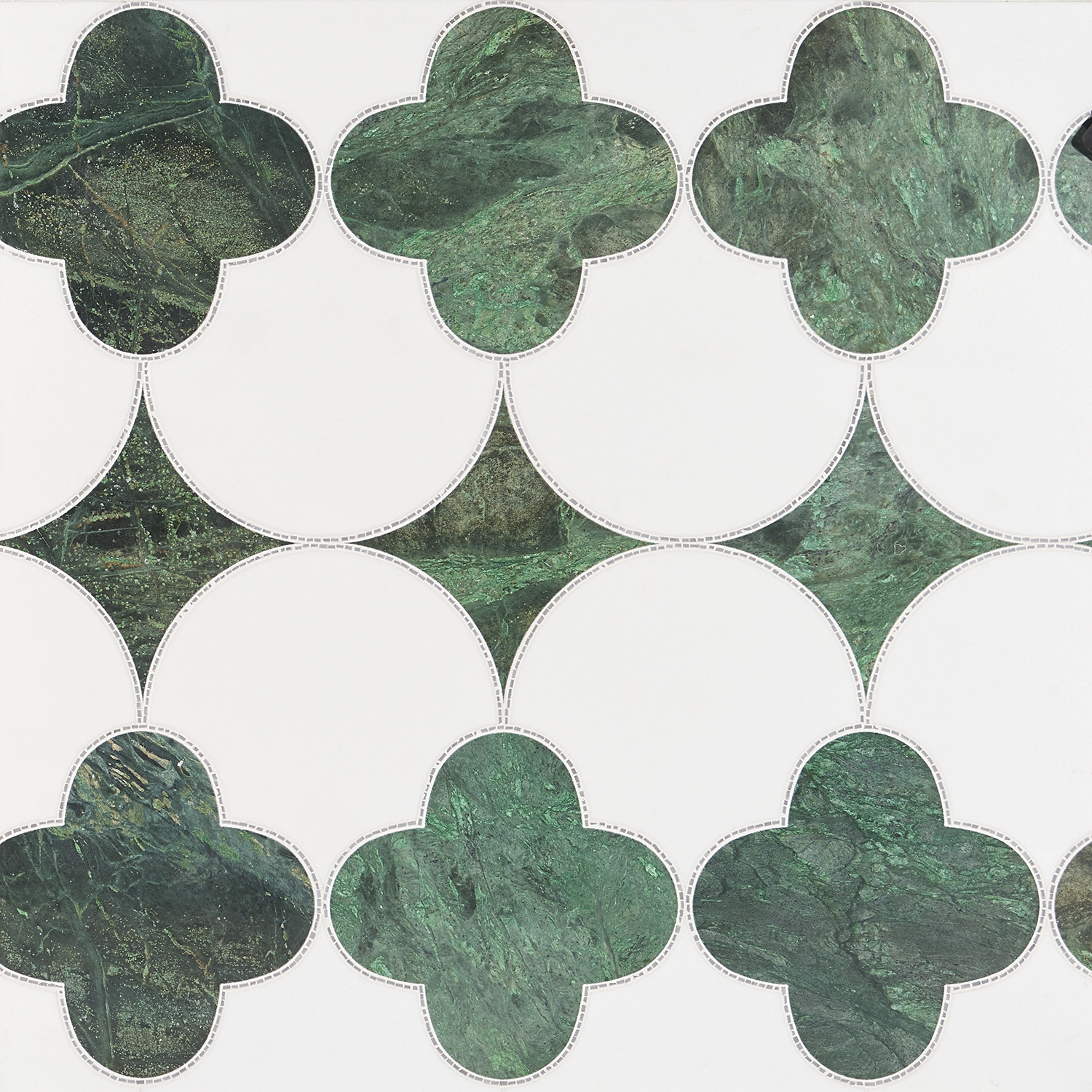 Fiore Verde - Verde Green- Crystal Tech & Burlington Line