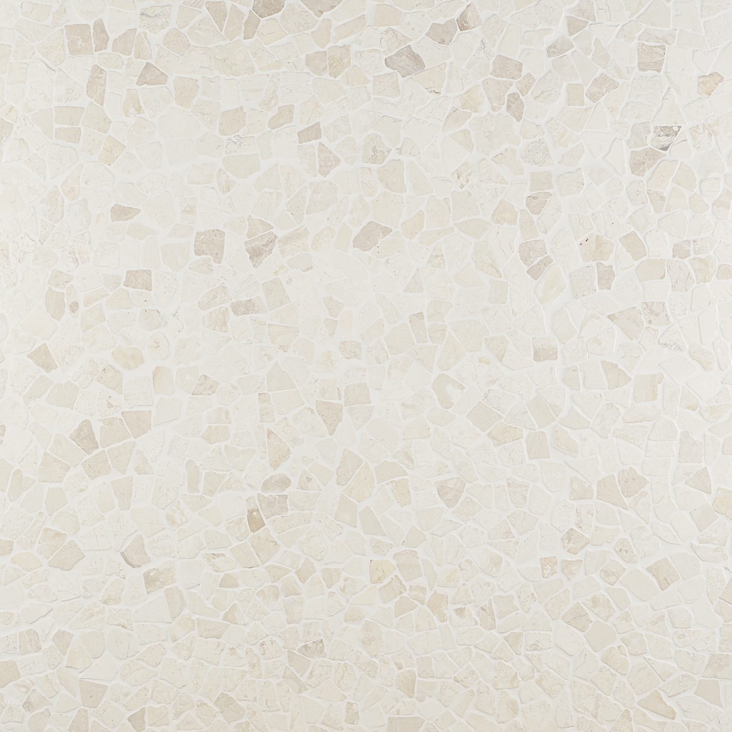 Nature WhiteTumbled Pebble Mosaic