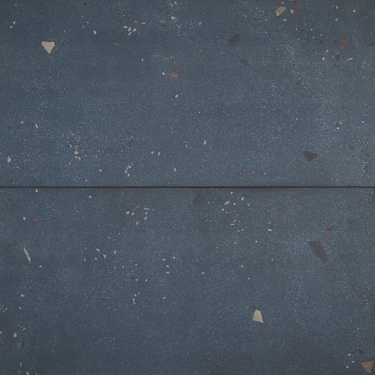 Kado Cement Ocean Blue 24x48 Terrazzo Look Matte Porcelain Tile
