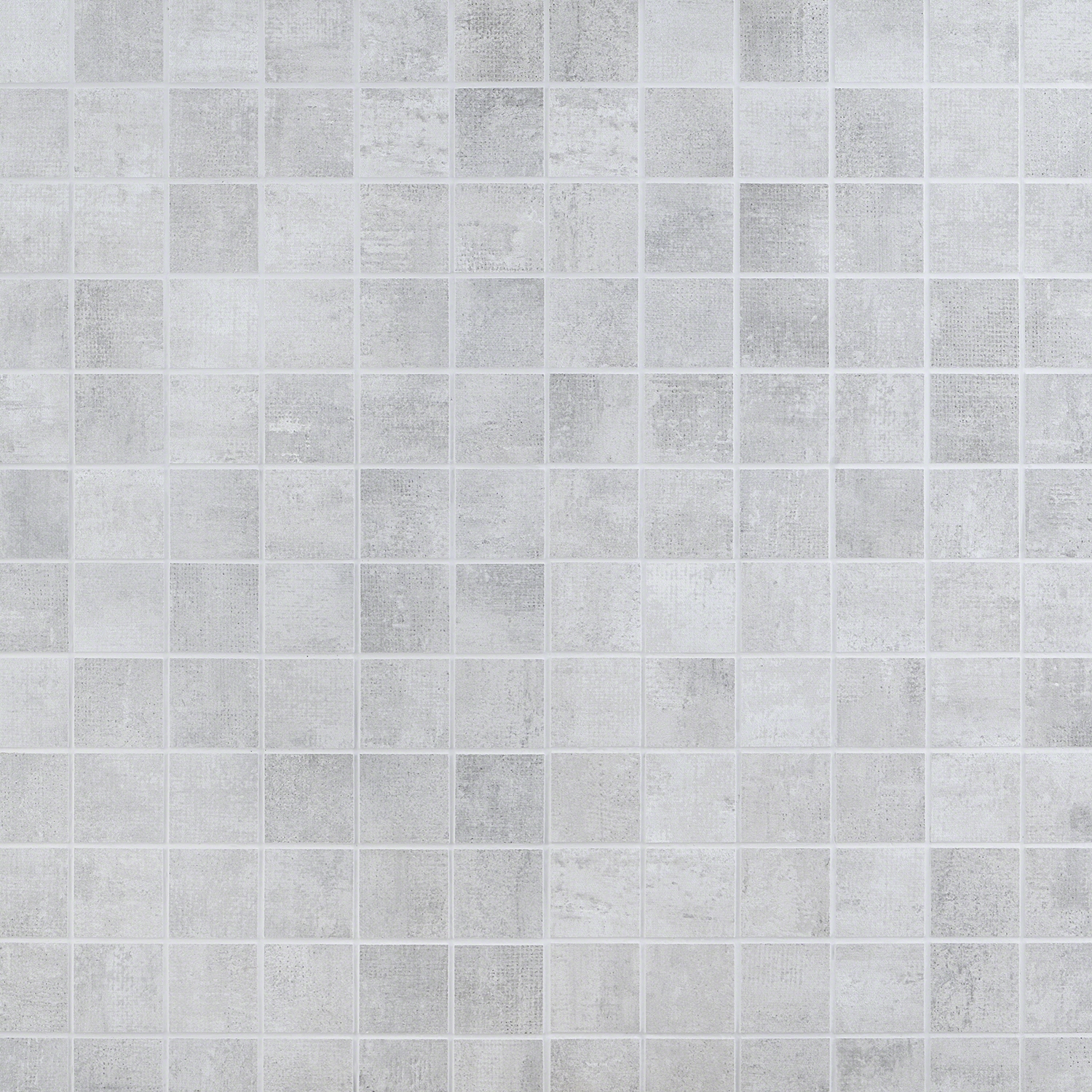 Runway Fog Medium Gray 2x2 Matte Porcelain Mosaic Tile