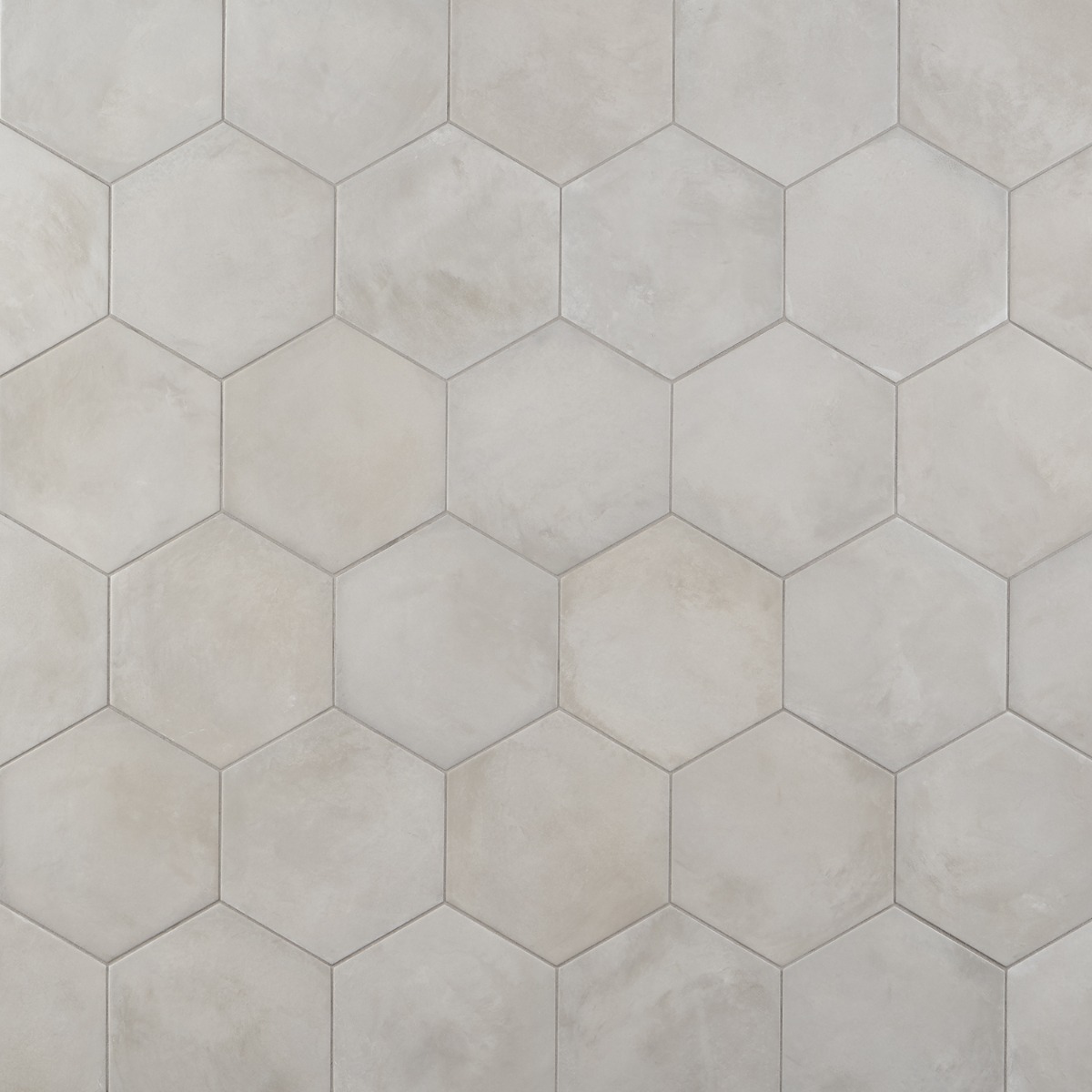 Banza Gray Sabbia 8" Hexagon Matte Porcelain Tile
