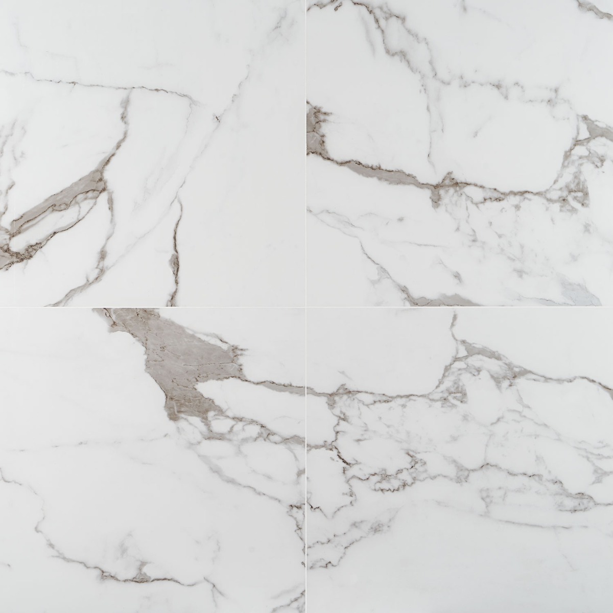 Lithe Statuario Valley 24x24 Polished  Porcelain