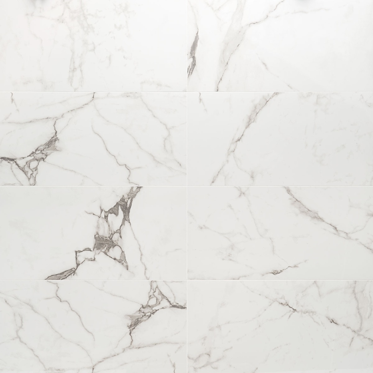 Lithe Statuario Venato 12x24 Polished  Porcelain