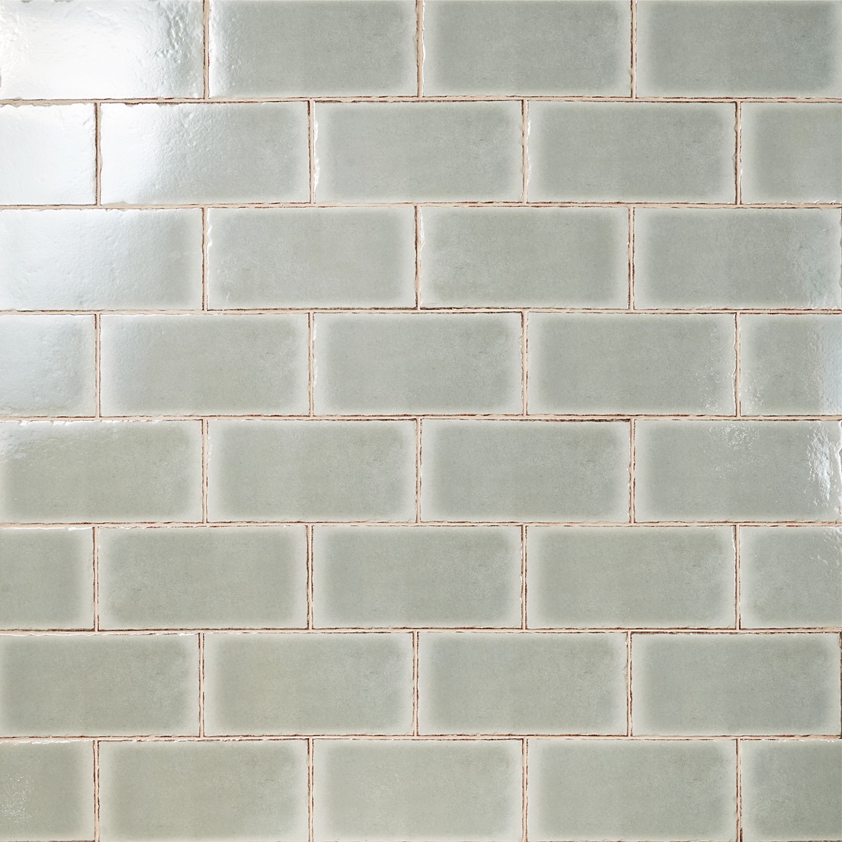Baylight Sage Green 6"x12" Glossy Porcelain Subway Tile