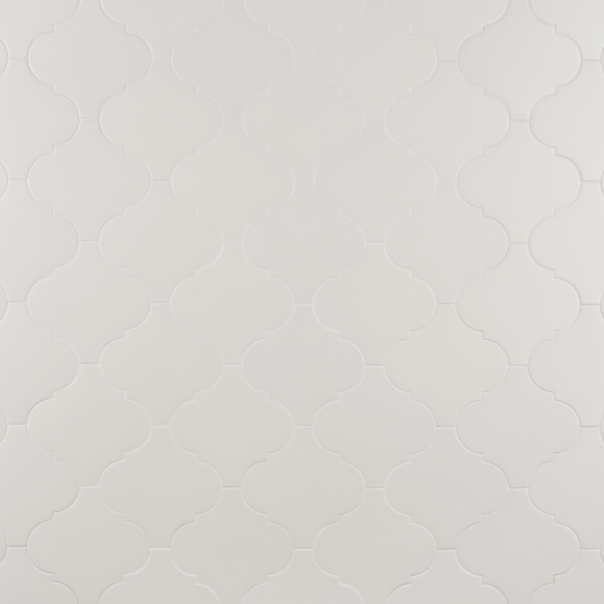 Define Arabesque White 8x8 Matte  Porcelain