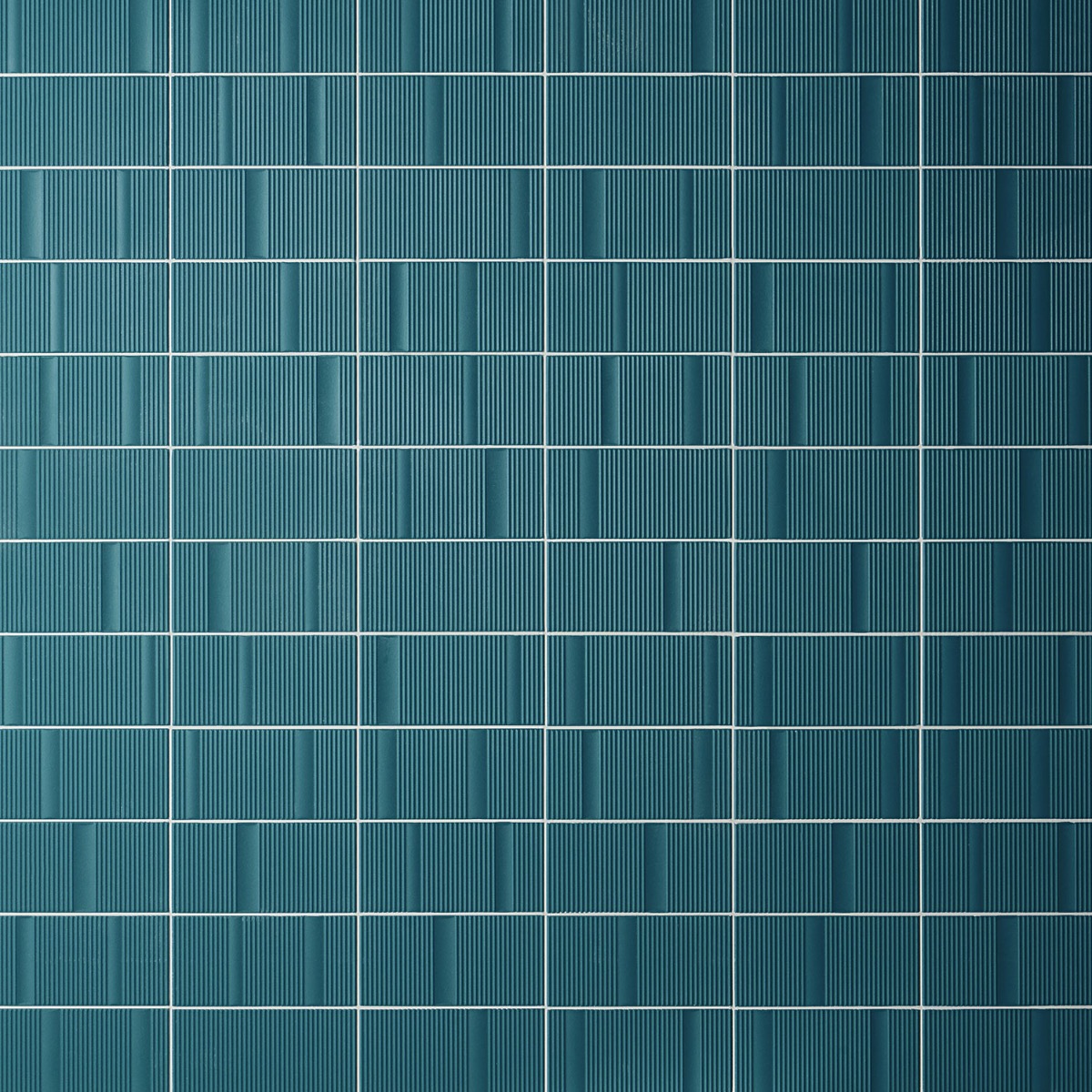 Armada Aqua Teal Green 8x16 Fluted 3D Matte Ceramic Wall Tile