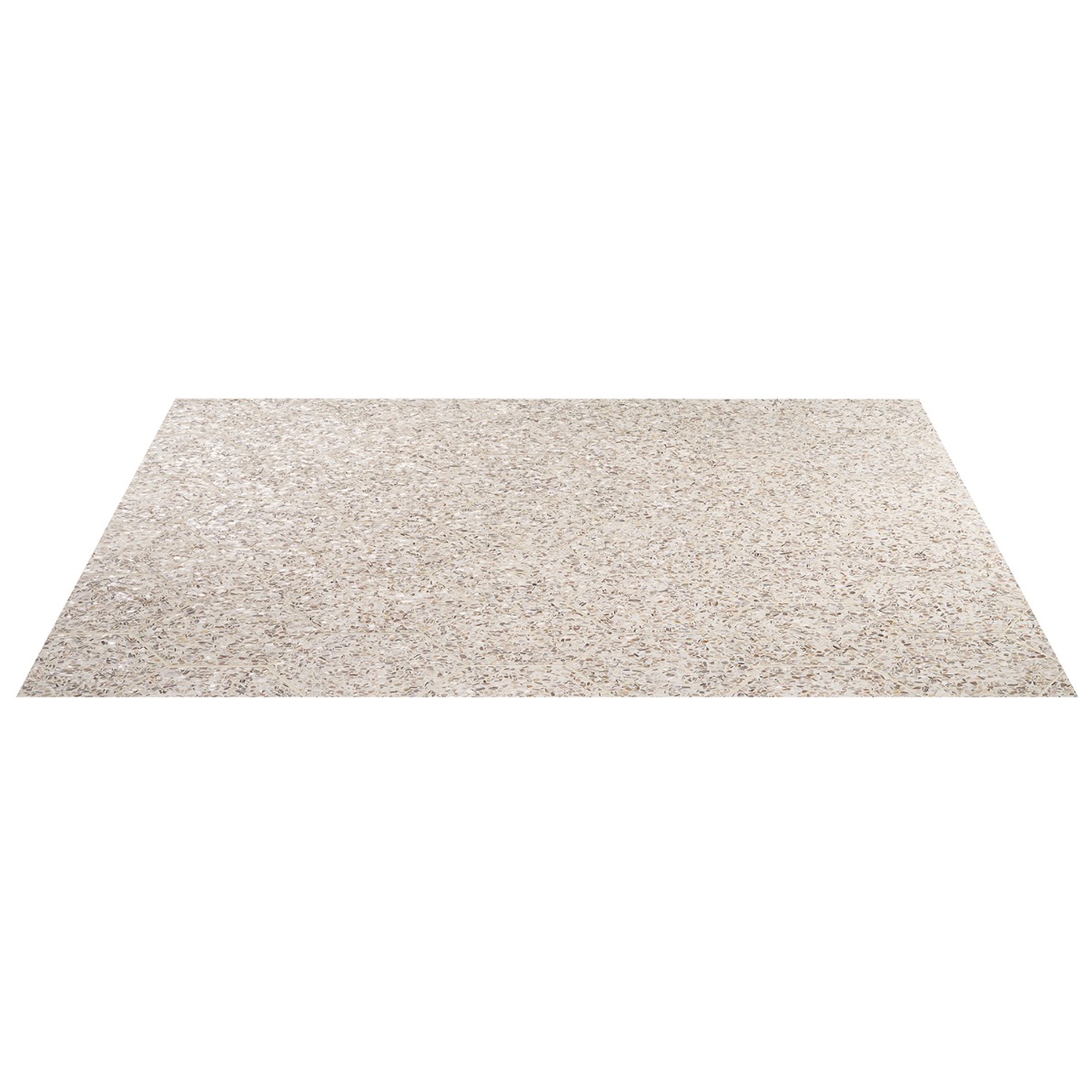 Pearl Terrazzo Polished Cream 8" Hex Polished Terrazzo