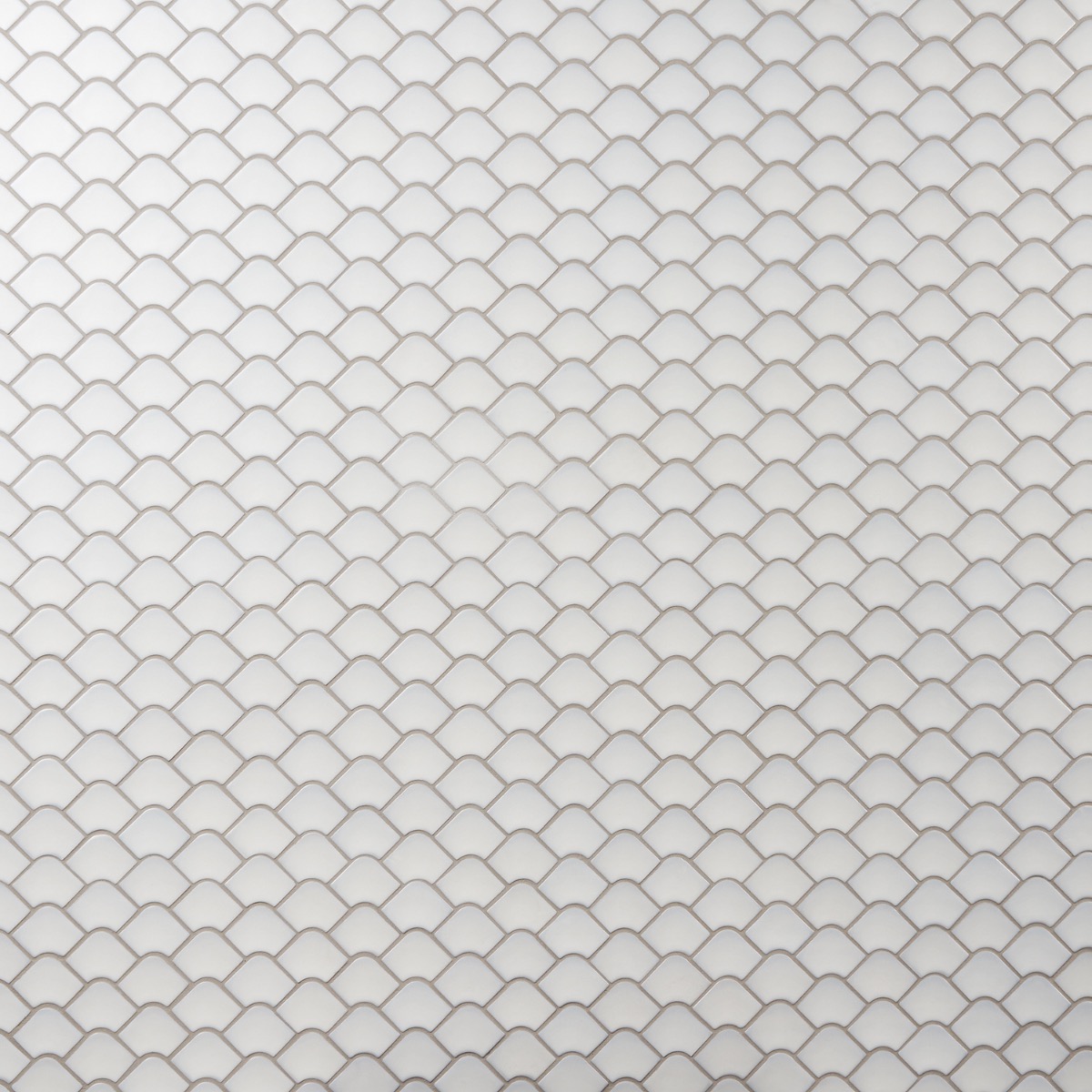 Juniper Gray 2x3 Fishscale Matte Glass Mosaic Tile