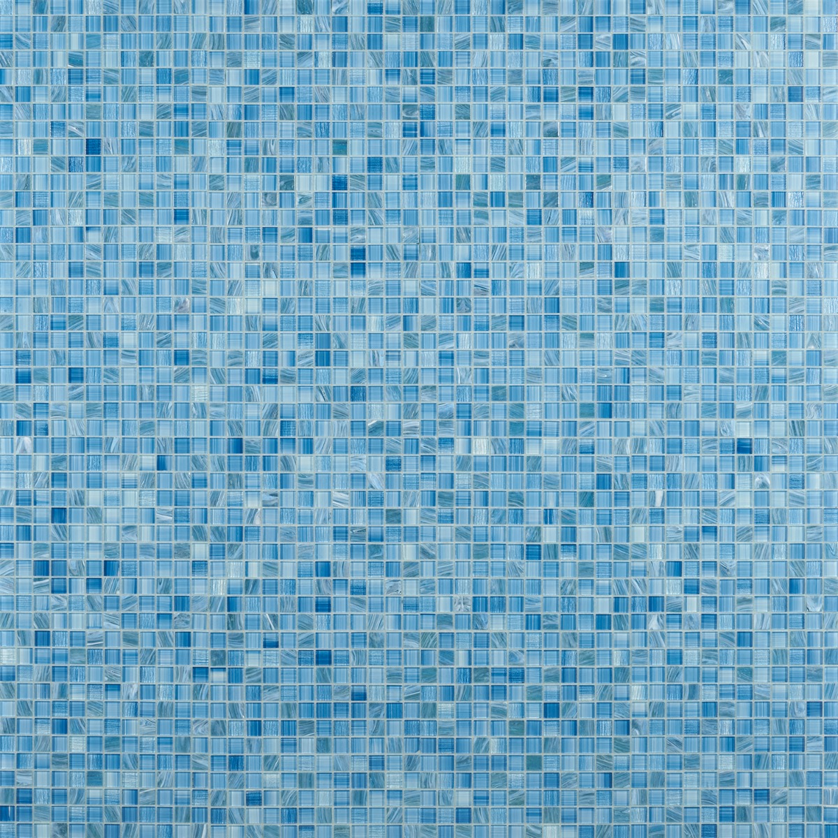 Kalama Ocean Blue 1x1 Polished Glass Mosaic