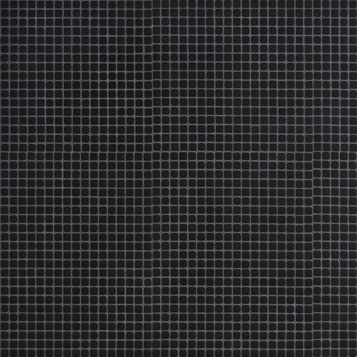 Nesso Mini Square Black Frosted Matte Glass Mosaic Matte Glass