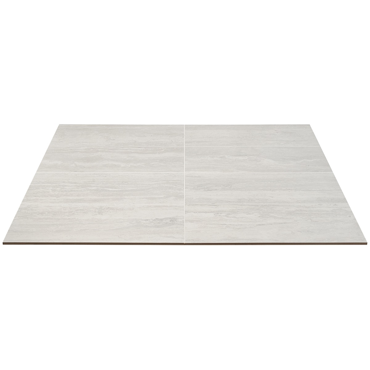 Everyday Travertine Cotton White 12x24 Matte Porcelain Tile