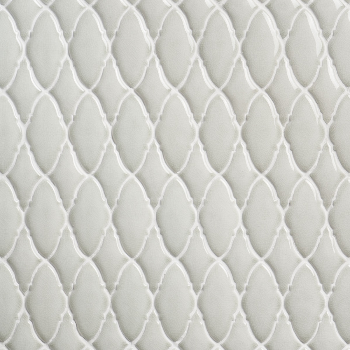 Baroque Glass Ornate Grigio 