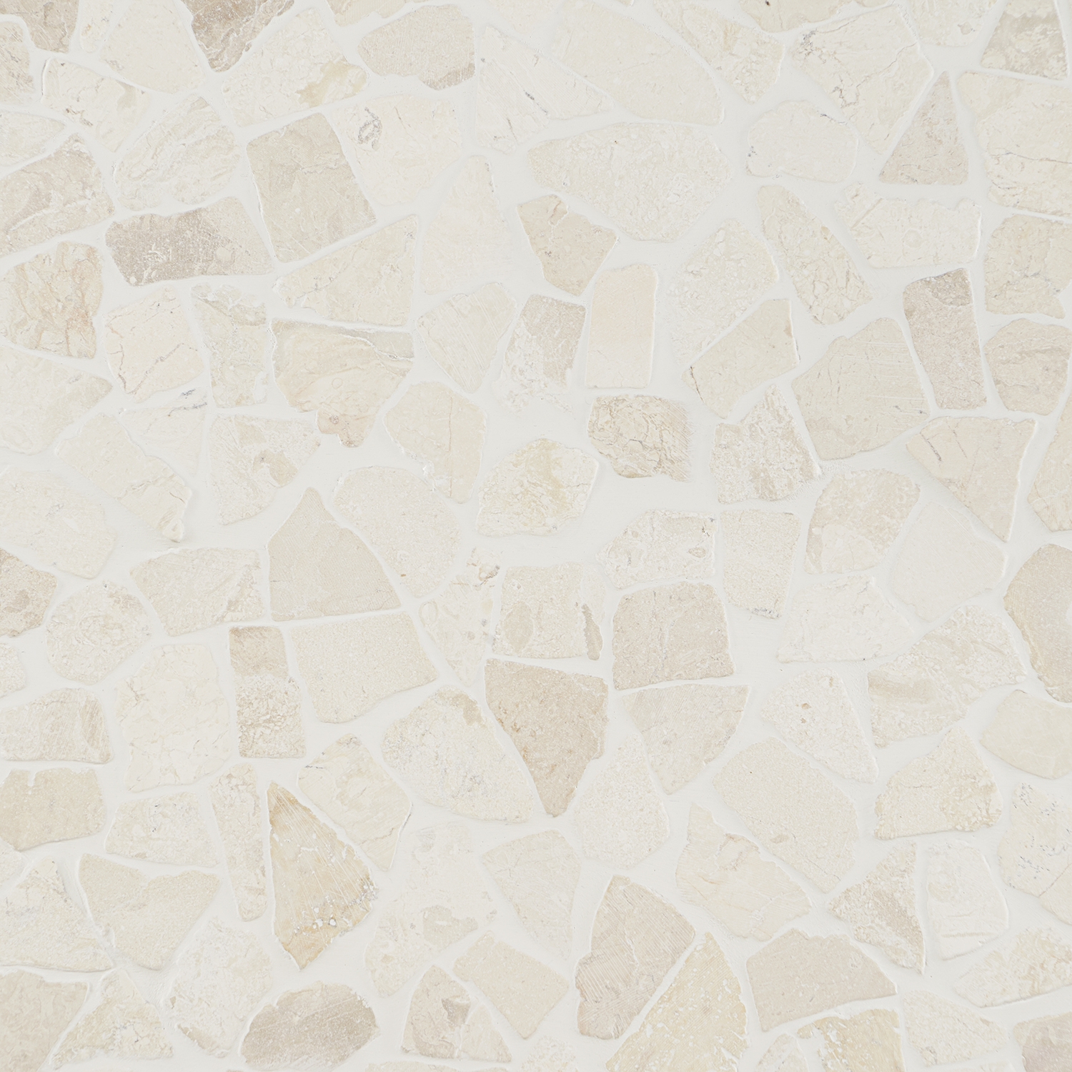 Nature WhiteTumbled Pebble Mosaic
