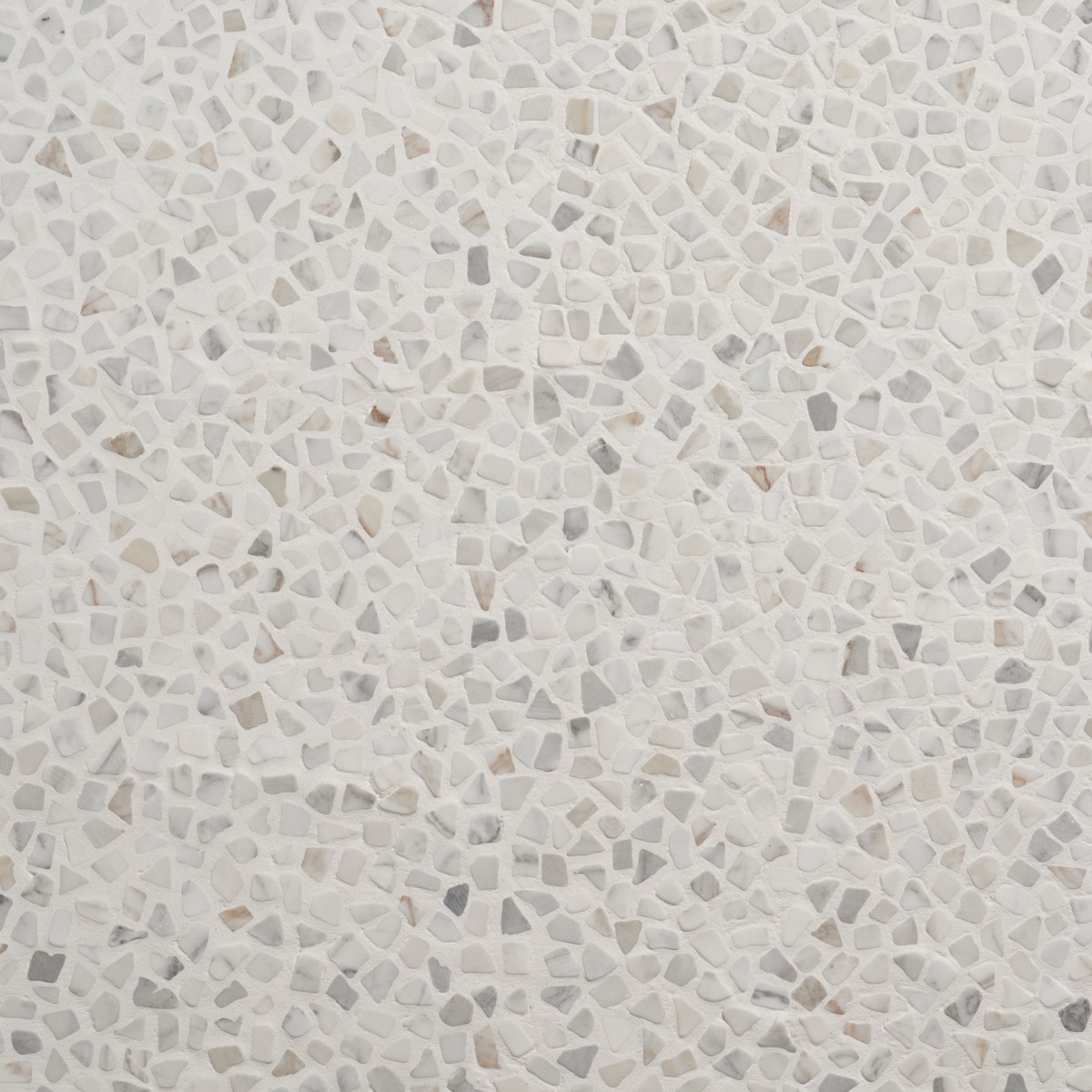 Pebblestone Petite Calacatta Gold Natural Stone Mosaic 