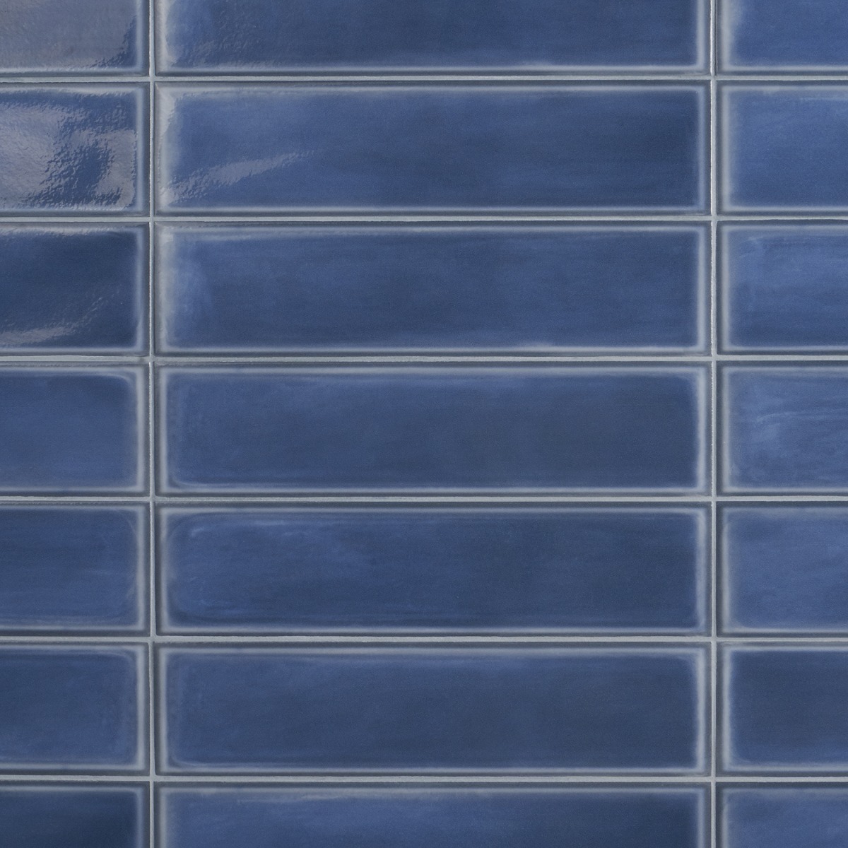 Stacy Garcia Artblock Denim Blue 4x16 Glossy Porcelain Tile
