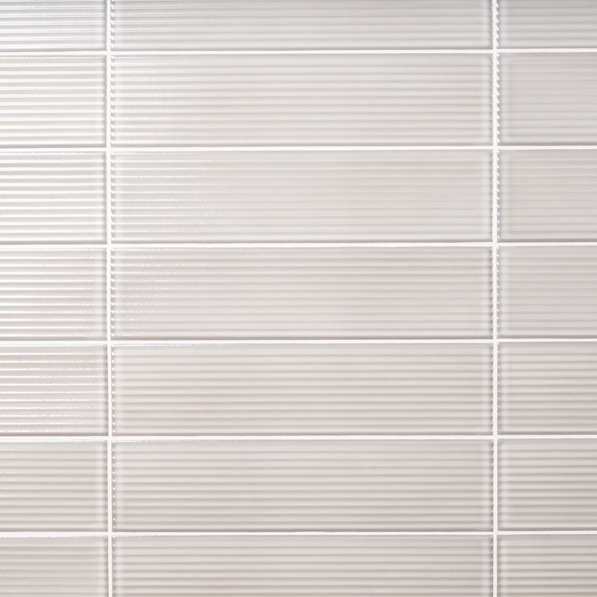Stacy Garcia Artblock Grigio Gray 4x16 Fluted Glossy Porcelain Tile