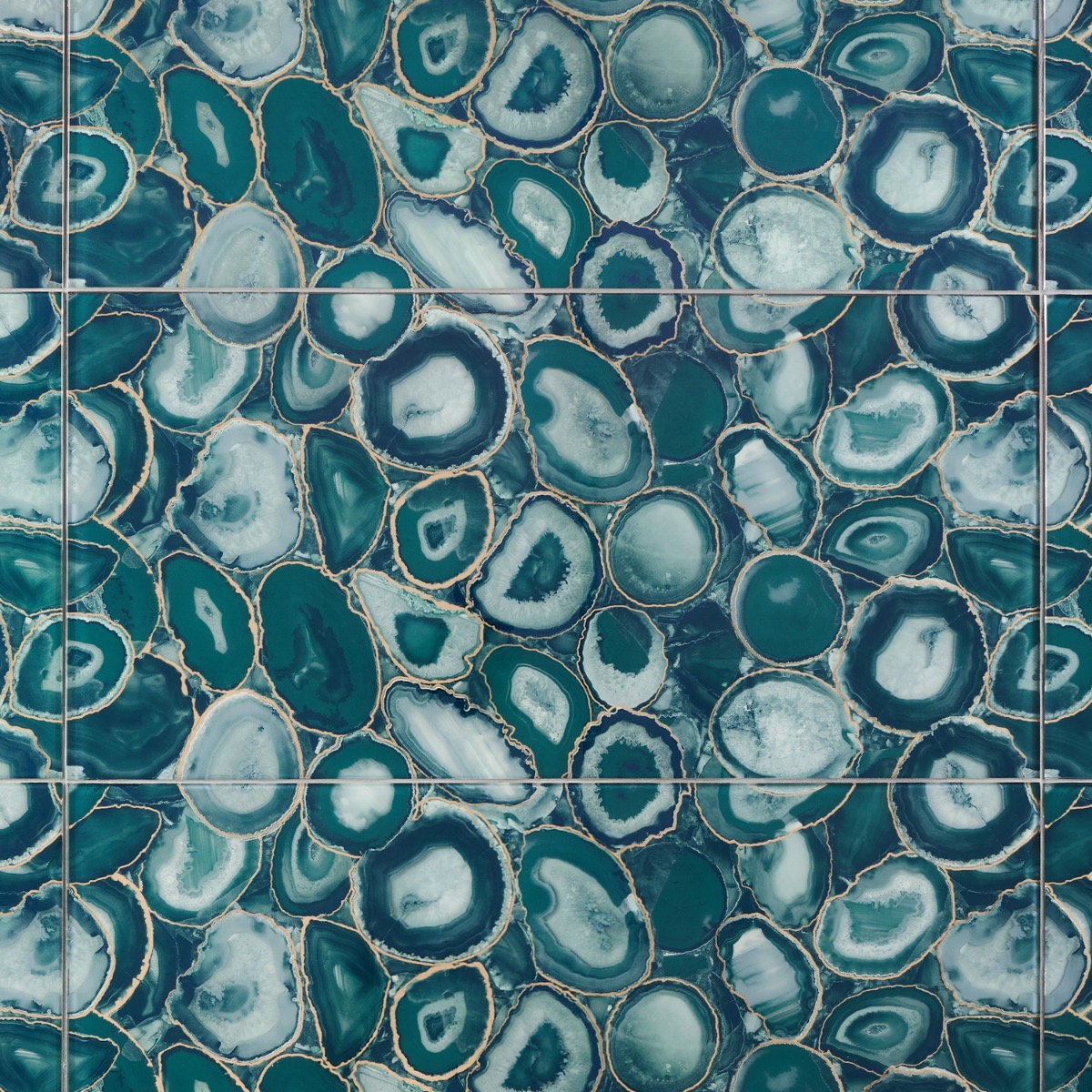 Daphne Teal Green 18x36 Polished Glass Tile