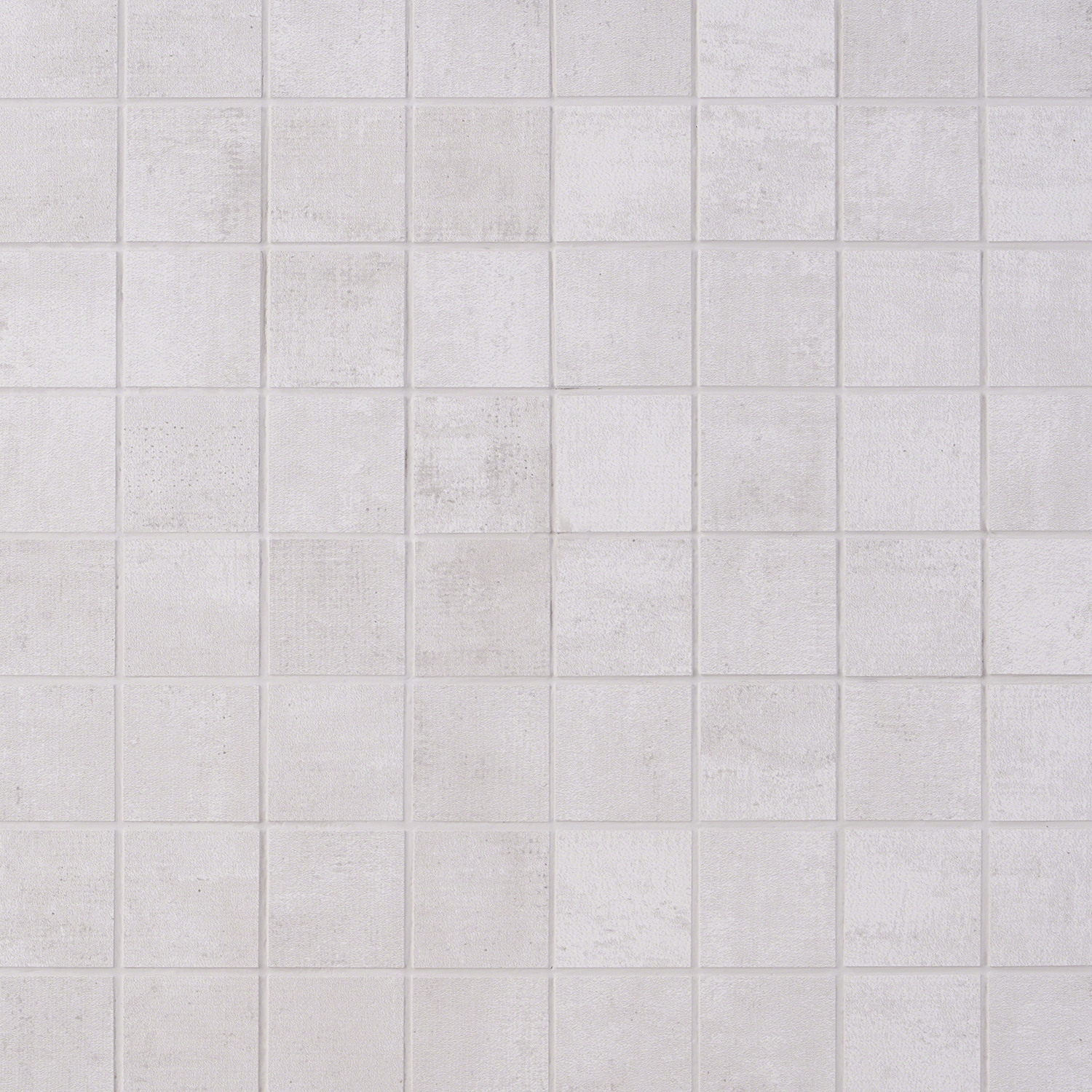 Runway Blanc Light Gray 2x2 Matte Porcelain Mosaic Tile