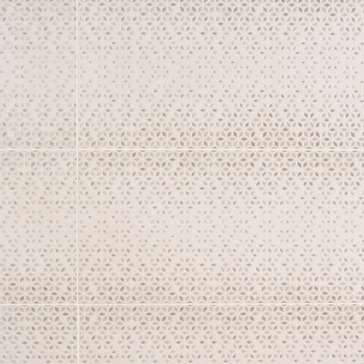 Kelani Flower Taupe 12x36 Textured Mixed Finish Matte Ceramic Tile