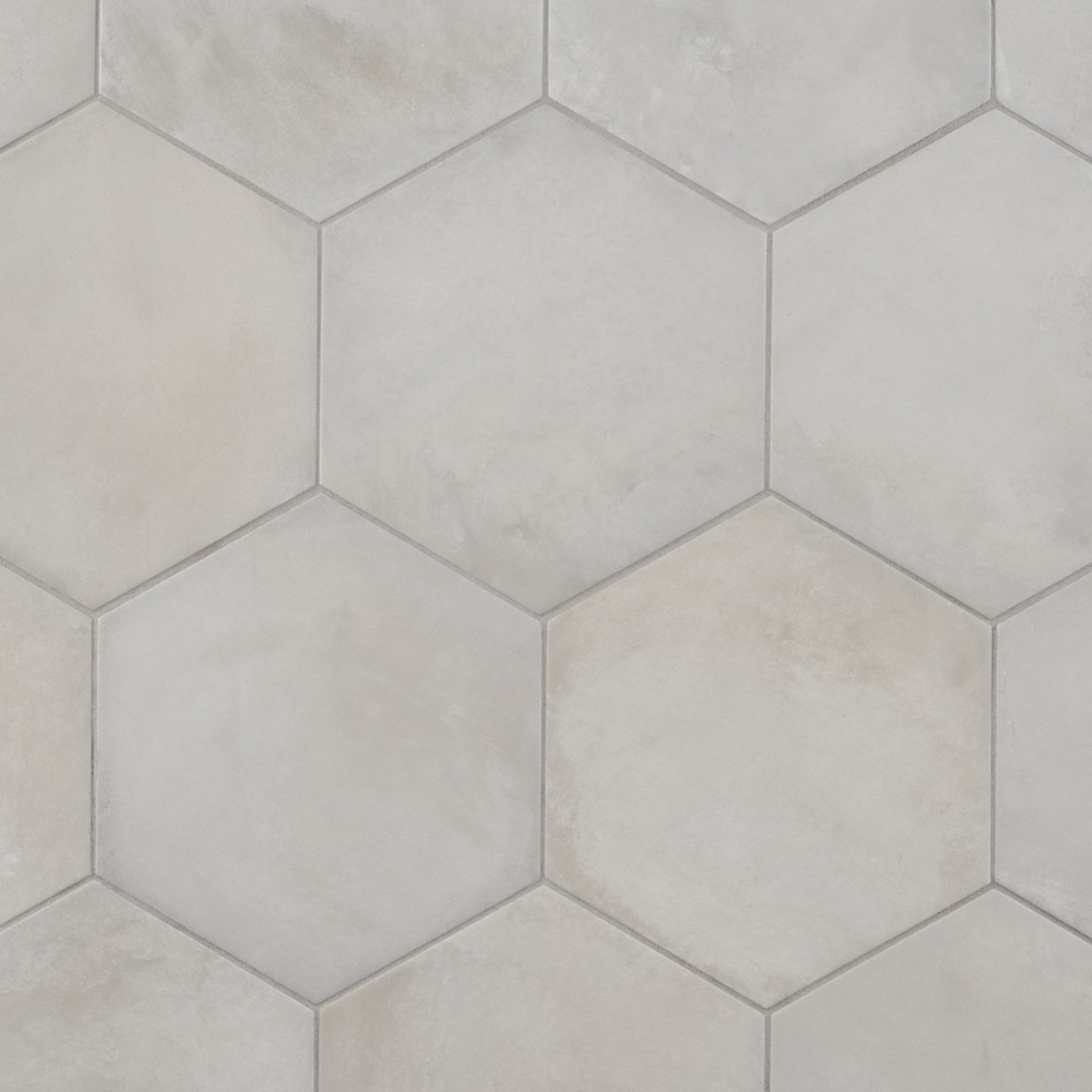 Banza Gray Sabbia 8" Hexagon Matte Porcelain Tile