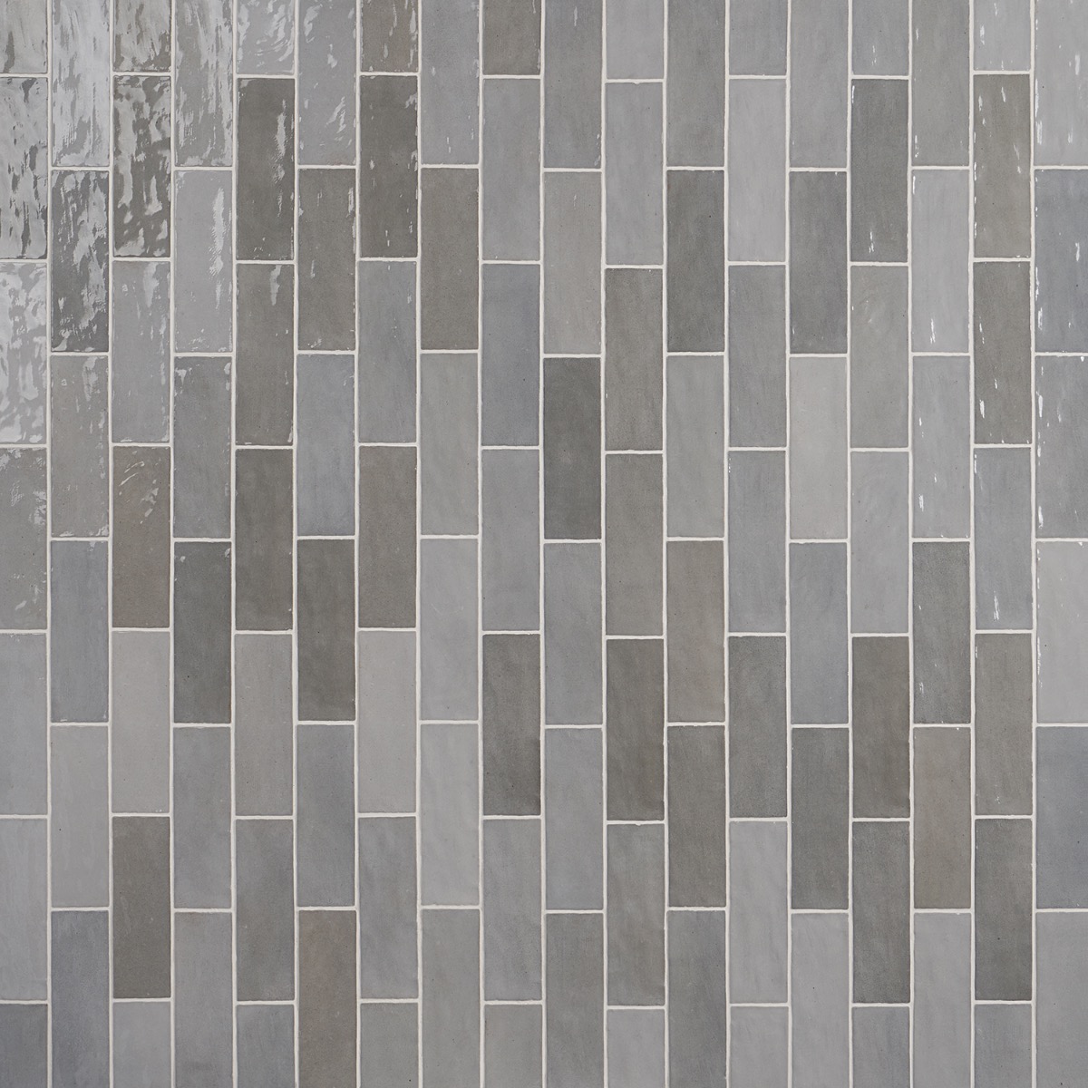 Serena Gray 3x8 Glossy Ceramic Subway Tile