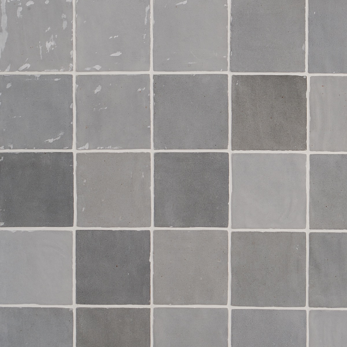 Serena Gray 4x4 Glossy Ceramic Tile