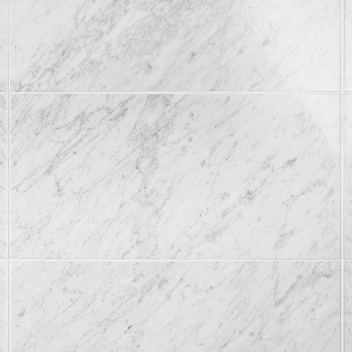 White Carrara "C" 12x24 Polished Marble