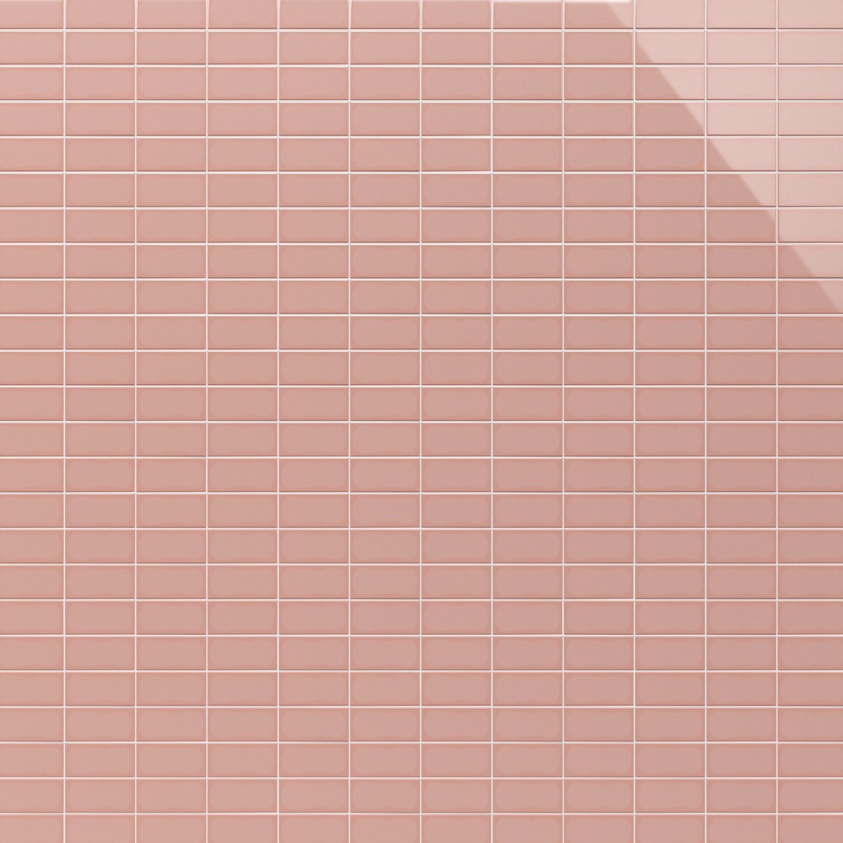 Market Street Pink 3X6 Polished Porcelain Tile