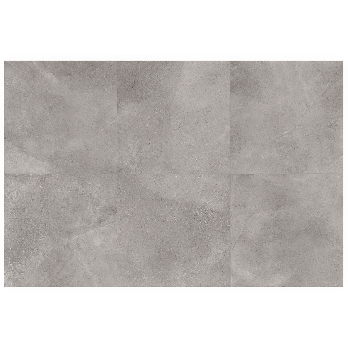 Ages Fossil Dark Gray 48x48 Limestone Look Matte Porcelain Tile