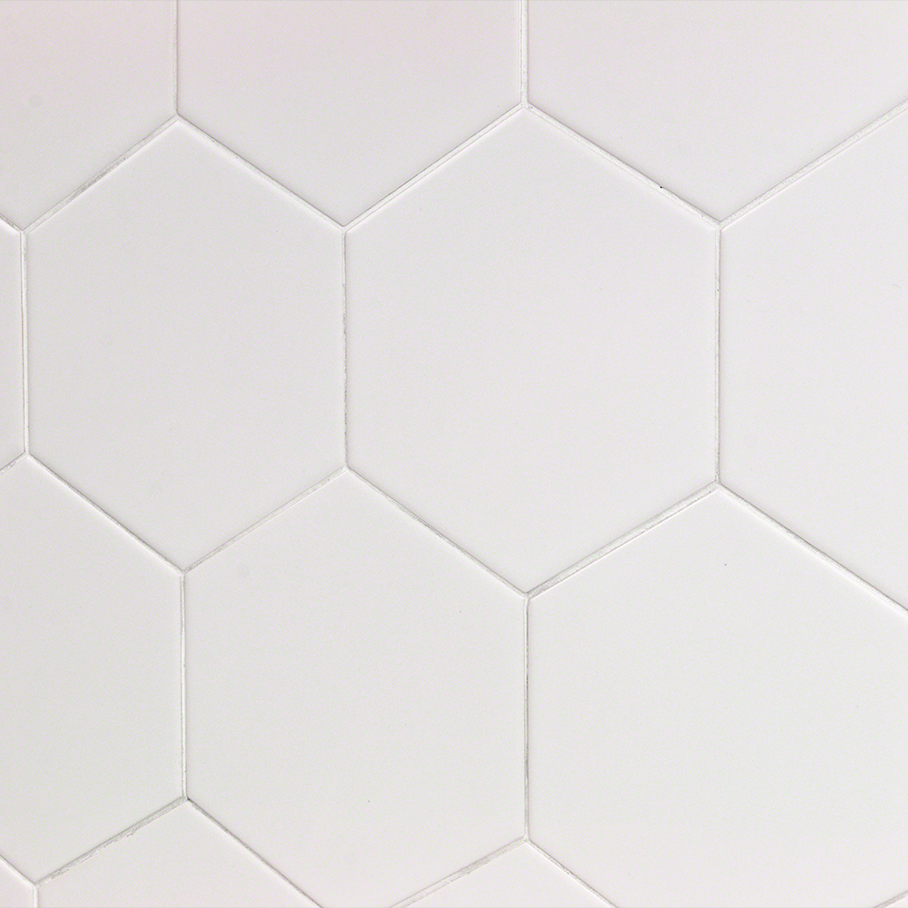 Exagoni Puro Blanco Matte Hexagon Ceramic Tile