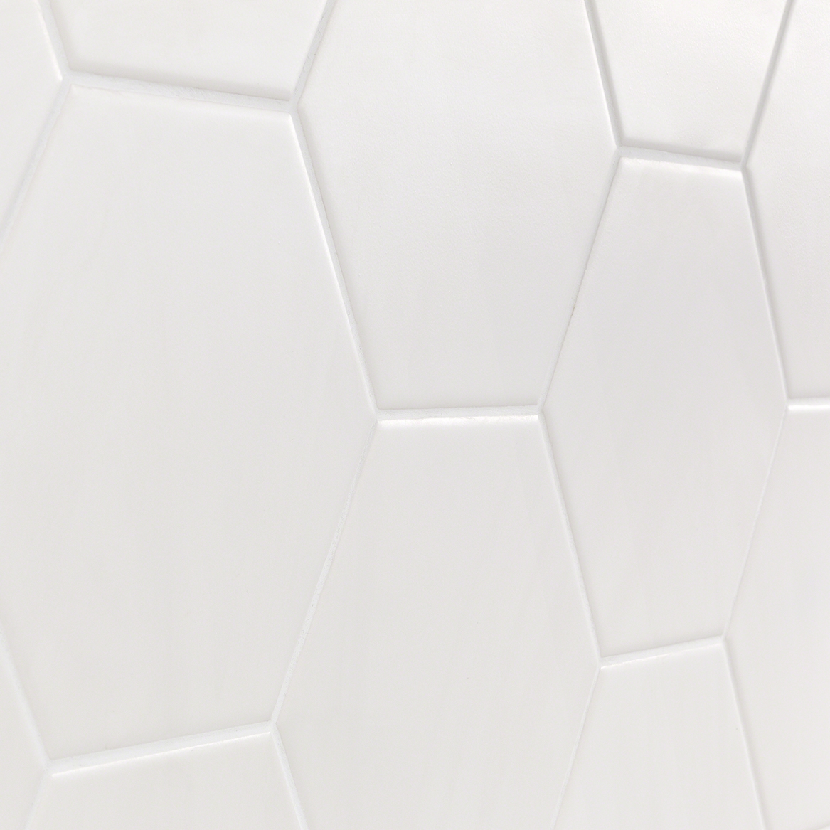 Close Out - Hexagono - Liso Blanco Matte