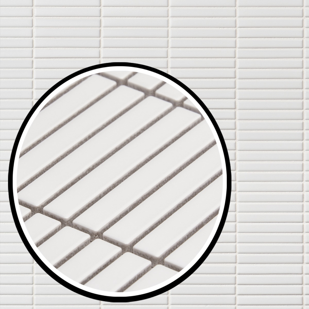 Motek White Matte Tri Stacked 