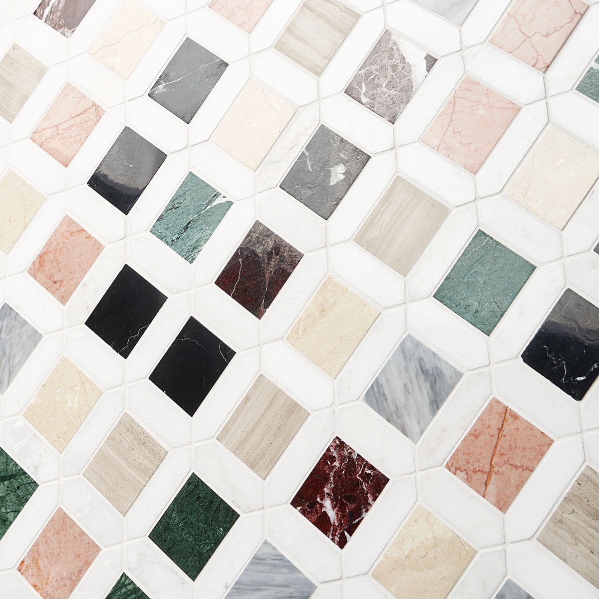 Shop Chosen Multi Marble Mosaic | SohoStudioCorp.com