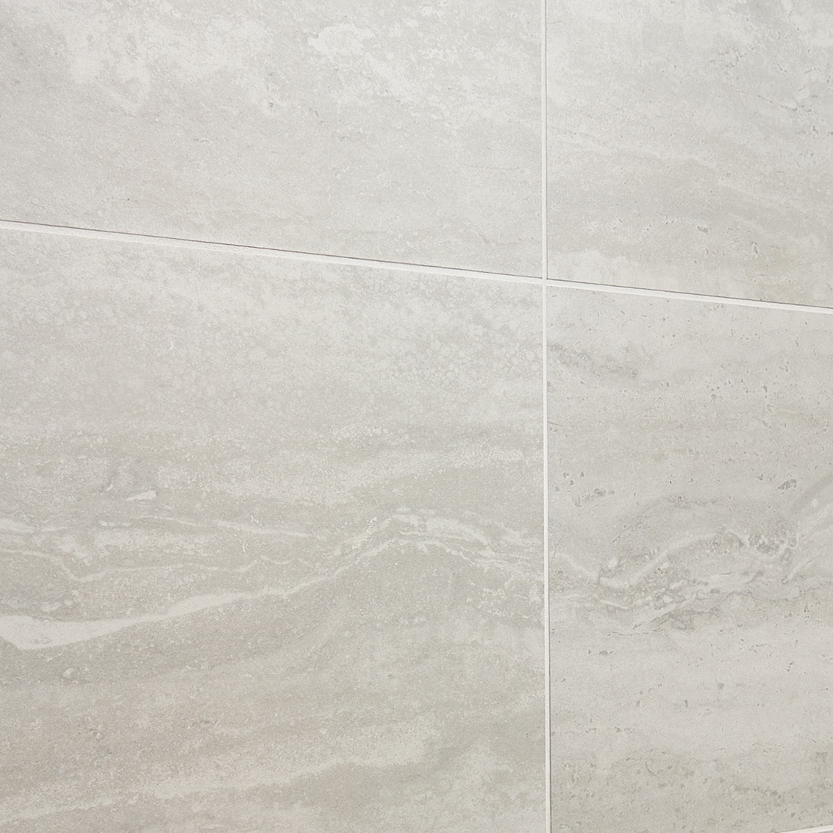 Everyday Travertine Cotton White 12x24 Matte Porcelain Tile